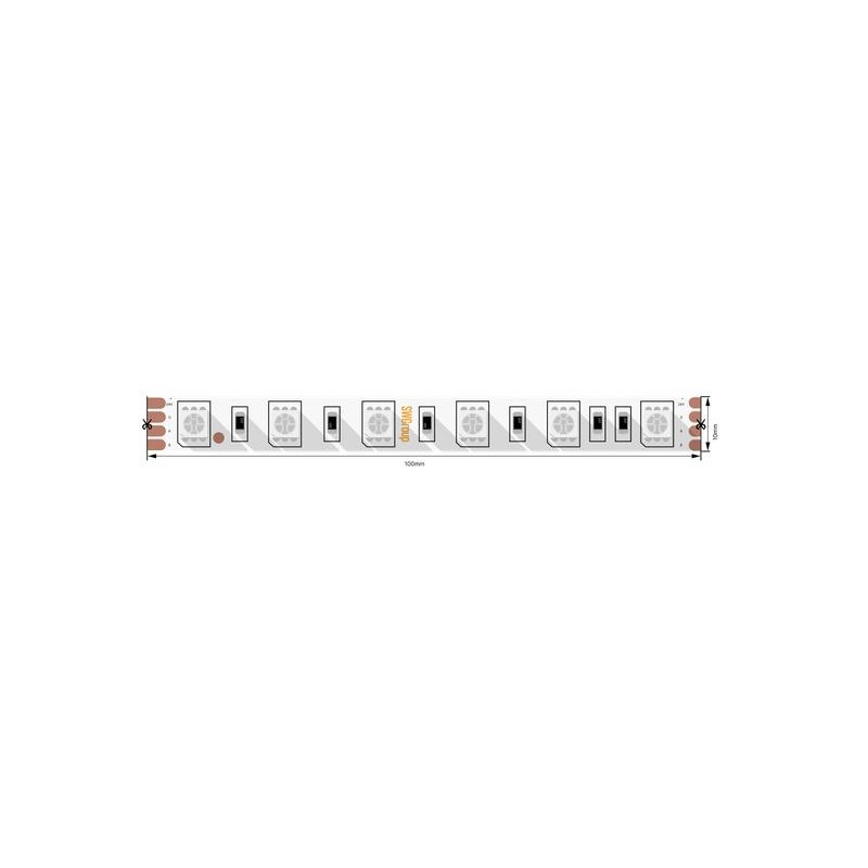 Лента светодиодная стандарт 5050 60LED/м 14.4Вт/м RGB 24В IP20 (уп.5м) SWG Standard 00-00009271