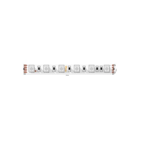 Лента светодиодная стандарт 5050 60LED/м 14.4Вт/м RGB 24В IP20 (уп.5м) SWG Standard 00-00009271