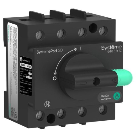 Выключатель-разъединитель SystemePact SD80 3п 40А SE SSD00803MF0040