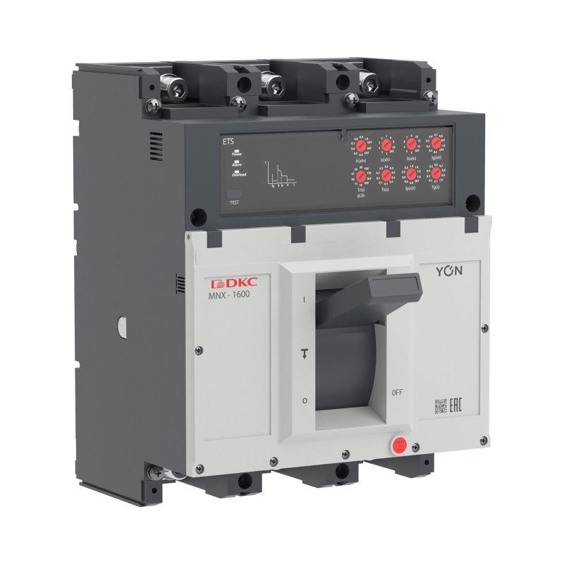 Выключатель автоматический YON pro MNX1600M 3P 1600А 100кА при AC415V расц. ETS DKC MNX1600M3PETS1600 Выключатель автоматический YON pro MNX1600M 3P 1600А 100кА при AC415V расц. ETS DKC MNX1600M3PETS1600