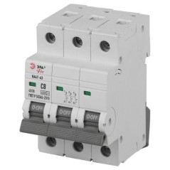 Выключатель автоматический 3п C 8А 4.5кА ВА47-63 PRO ЭРА Б0059434