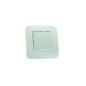 Выключатель 1-кл. СП Lillium N 10А IP20 крем. Makel 55201