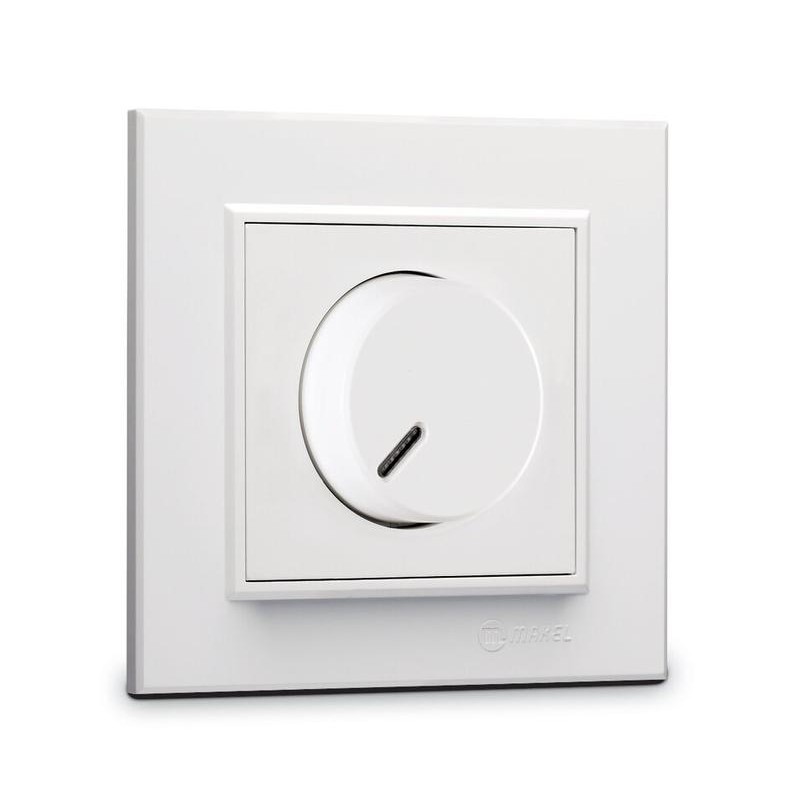 Диммер СП 600Вт Karea IP20 бел. Makel 56001011 Диммер СП 600Вт Karea IP20 бел. Makel 56001011