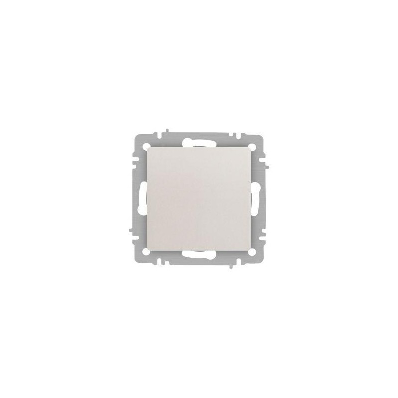 Кнопка Accent 6-109-06 10А-250В IP20 СУ перламутр. Intro Б0063615
