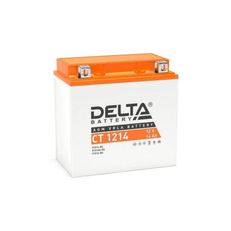 Аккумулятор стартерный 12В 14А.ч Delta CT 1214