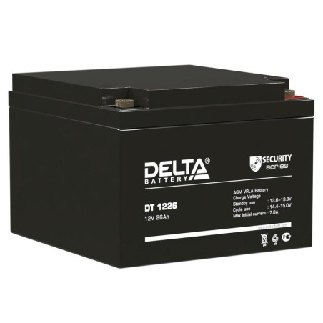 Аккумулятор ОПС 12В 26А.ч Delta DT 1226