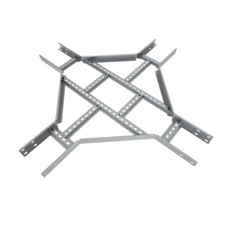 Ответвитель для лотка Х-образ. лестн. 300х80 сталь 1.5мм "БЫСТРЫЙ МОНТАЖ" LXDS80-300-1.5 КМ LO7144