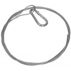Трос стальной с карабином 10м IEK CLP1M-SRC-2-10