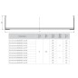 Лоток лестничный 80х200 L6000 1.5мм HDZ EKF LT80200x6-1.5-HDZ