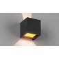 Светильник настенный BIG-KUB LWA803L-BL-WW 12Вт 3000К IP65 черн. DesignLed 00-00004883