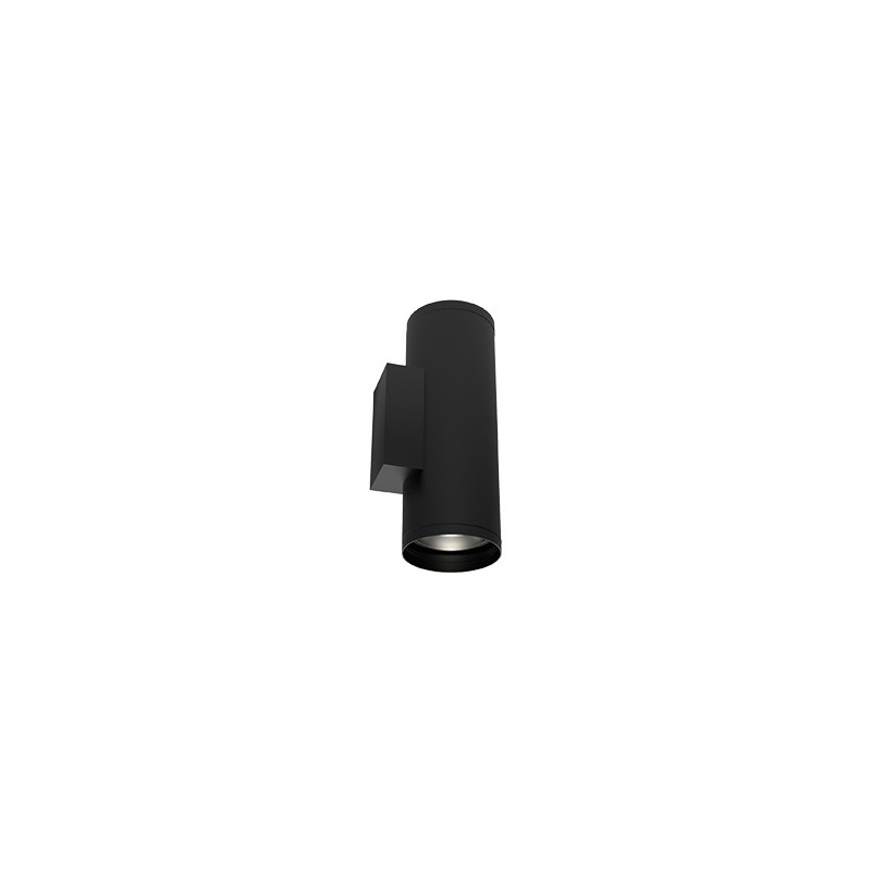 Светильник светодиодный архитектурный Gutta Twin 2х15Вт 3000К IP67 18град. RAL9005 черн. VARTON V1-G1-90330-01L02-67T1530