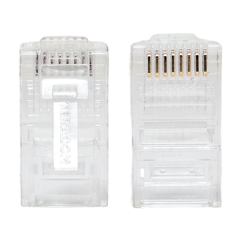 Коннектор RJ45 (8P8C) кат.5E неэкранир. TERACOM универс. (уп.10шт) EKF TRC-PLUG-5EUTP-10 Коннектор RJ45 (8P8C) кат.5E неэкранир. TERACOM универс. (уп.10шт) EKF TRC-PLUG-5EUTP-10