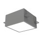 Светильник светодиодный DL-Grill для потолка Грильято 150х150 18Вт 4000К 140х140х100 IP40 встраив. RAL7045 сер. муар VARTON V1-R Светильник светодиодный DL-Grill для потолка Грильято 150х150 18Вт 4000К 140х140х100 IP40 встраив. RAL7045 сер. муар VARTON V1-R
