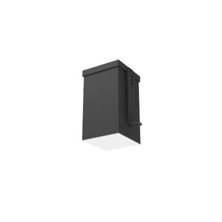 Светильник светодиодный DL-Grill CRI90 для потолка Грильято 100х100мм 15Вт 4000К 90х90х160мм IP54 встраив. RAL9005 черн. муар VA