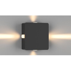 Бра декоративное GW-A130-4-4-BL-WW 4Вт 3000К IP54 черн. DesignLed 00-00007104