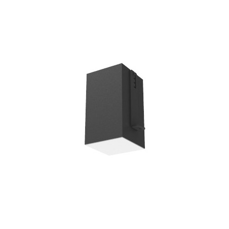 Светильник светодиодный DL-Grill для потолка Грильято 100х100 9Вт 4000К 90х90х160 IP40 встраив. RAL9005 черн. муар VARTON V1-R0-