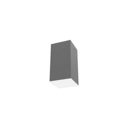 Светильник светодиодный DL-Box 12Вт 4000К 90х90х170 накладной RAL7045 сер. муар с опаловым рассеив. VARTON V1-R0-70817-20000-200