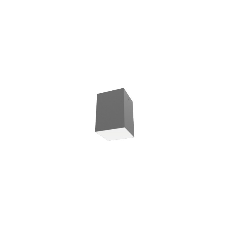 Светильник светодиодный DL-Box 12Вт 4000К 120х120х170 накладной RAL7045 сер. муар с опаловым рассеив. DALI VARTON V1-R0-70818-20