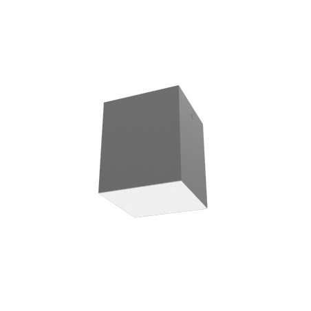 Светильник светодиодный DL-Box 24Вт 3000К 140х140х170 накладной RAL7045 сер. муар с опаловым рассеив. DALI VARTON V1-R0-70819-20
