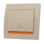 Кнопка звонка Deriy крем. LEZARD 702-0303-103 Кнопка звонка Deriy крем. LEZARD 702-0303-103