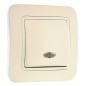 Переключатель проходной 1-кл. 1п 1мод. СП Lillium 10А IP20 с подсветкой крем./крем. Makel 70225 Переключатель проходной 1-кл. 1п 1мод. СП Lillium 10А IP20 с подсветкой крем./крем. Makel 70225