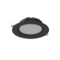 Светильник светодиодный DL-01 190х70 25Вт Tunable White (2700-5700К) IP54/20 круглый встраив. RAL9005 черн. муар диммер DALI VAR Светильник светодиодный DL-01 190х70 25Вт Tunable White (2700-5700К) IP54/20 круглый встраив. RAL9005 черн. муар диммер DALI VAR
