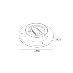 Бра декоративное ML-R150-BL-WW 7Вт 3000К IP20 черн. DesignLed 00-00016548