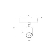 Светильник трековый SL-SLIM-SPBL-10-CCT 48В 10Вт 2700-6000К SWG PRO черн. DesignLed 00-00022086