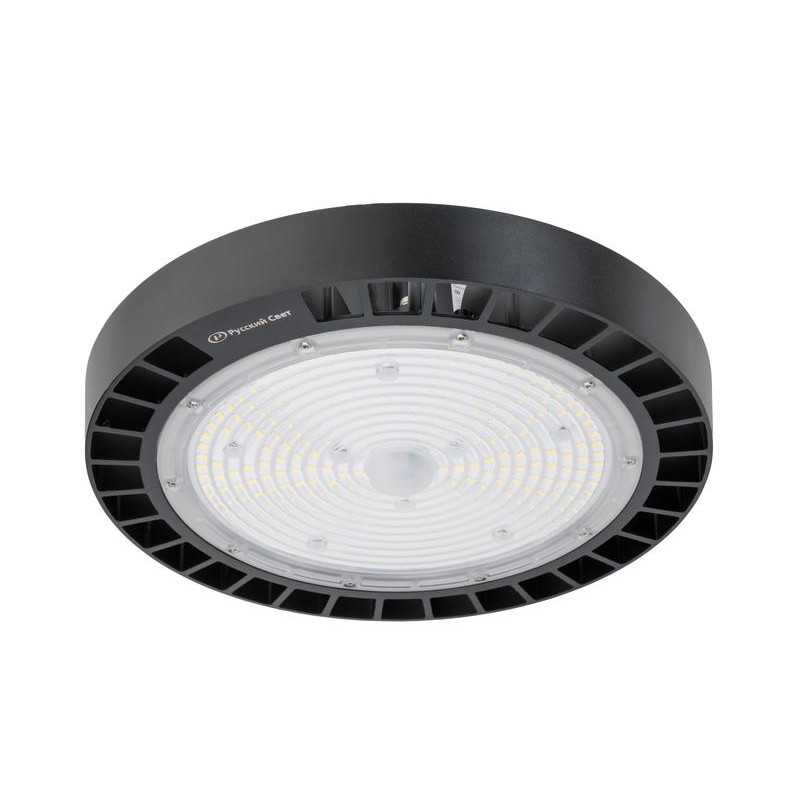 Светильник светодиодный ДСП IB 10 S 150W W 850 BK D298xH112мм 150Вт 5000К IP65 подвес черн. High Bay Русский Свет 16091023049 Светильник светодиодный ДСП IB 10 S 150W W 850 BK D298xH112мм 150Вт 5000К IP65 подвес черн. High Bay Русский Свет 16091023049