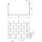 Лоток листовой перфорированный 500х110 L3000 сталь 1.5мм SKS 150 FS OBO 6061508 Лоток листовой перфорированный 500х110 L3000 сталь 1.5мм SKS 150 FS OBO 6061508