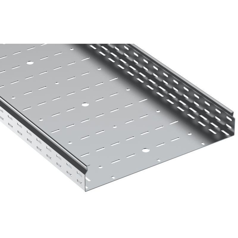 Лоток листовой перфорированный ESCA 7 80х500 L2500 сталь 1.5мм IEK CLP10-080-500-150-D25