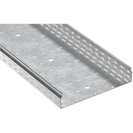 Лоток листовой перфорированный ESCA 7 80х400 L2500 сталь 2.0мм HDZ IEK CLP10-080-400-200-D25-HDZ
