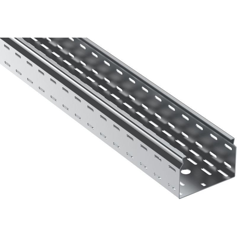 Лоток листовой перфорированный ESCA 7 100х150 L2500 сталь 2.0мм IEK CLP10-100-150-200-D25