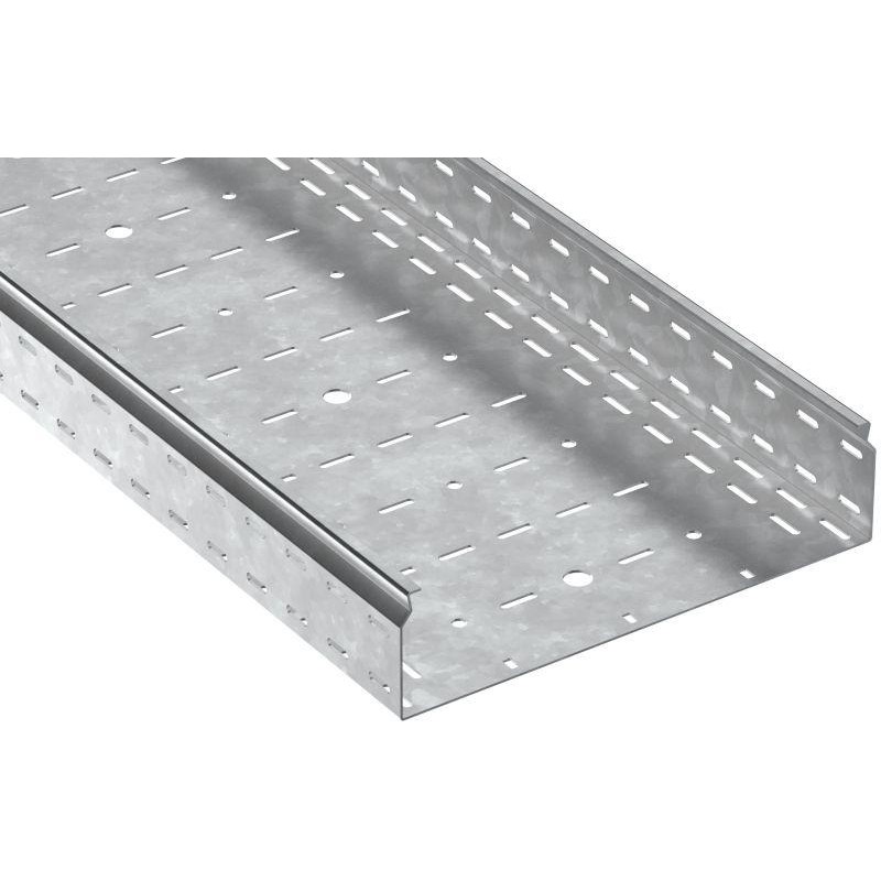 Лоток листовой перфорированный ESCA 7 100х400 L2000 сталь 1.5мм HDZ IEK CLP10-100-400-150-2-HDZ