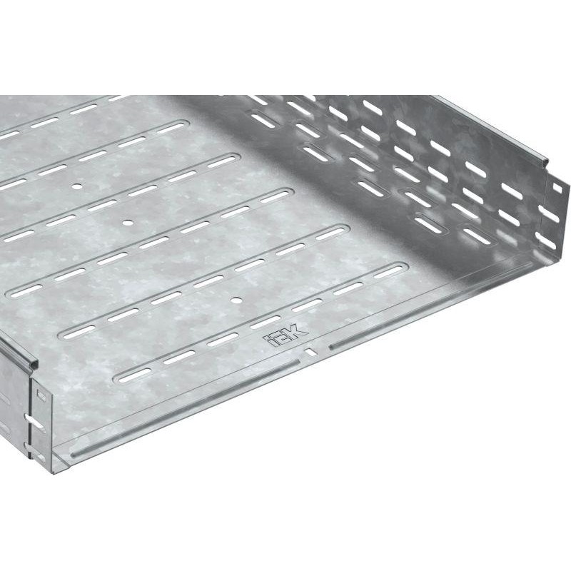Лоток листовой перфорированный 500х100 L3000 сталь HDZ IEK CLP10-100-500-3-M-HDZ Лоток листовой перфорированный 500х100 L3000 сталь HDZ IEK CLP10-100-500-3-M-HDZ
