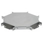 Ответвитель для лотка 80х300мм Х-образ. HDZ IEK CLP1X-080-300-M-HDZ