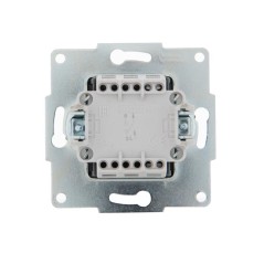 Выключатель 1-кл. 1п СП Karina 10А IP20 механизм черн. бархат LEZARD 707-4288-100