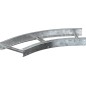 Угол для лотка 45град. 600х100 R600 LESTA HDZ IEK CPG05-4-45-100-600-HDZ