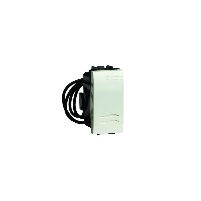 Переключатель 1-кл. 1мод. Brava 16А IP20 с подсветкой механизм сл. кость DKC 75011SL