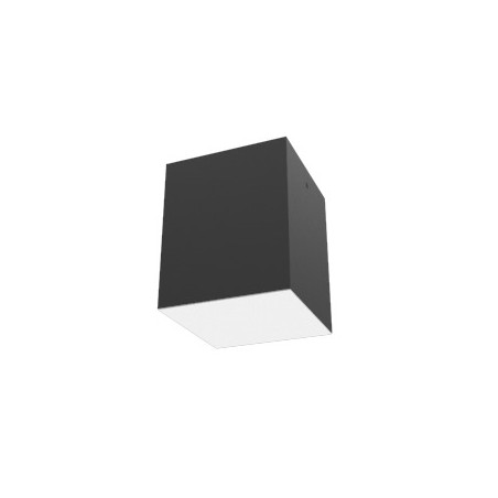 Светильник светодиодный DL-Box 15Вт 3000К 140х140х170 накладной RAL9005 черн. муар с опаловым рассеив. DALI VARTON V1-R0-90819-2
