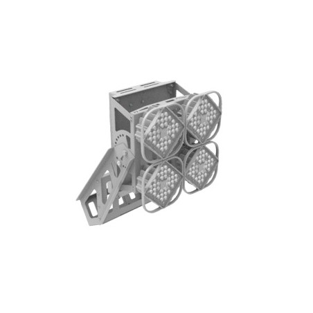 Прожектор светодиодный AirQub Sport 280Вт 4000К 60град. DMX-RDM VARTON V1-P1-702X2-04R07-6528040
