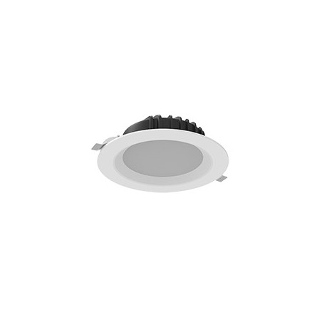 Светильник светодиодный DL-01 Tunable White 16Вт 2700-5700К IP54/20 190х70 кругл. встраив. диммер DALI матов. бел. RAL9010 VARTO