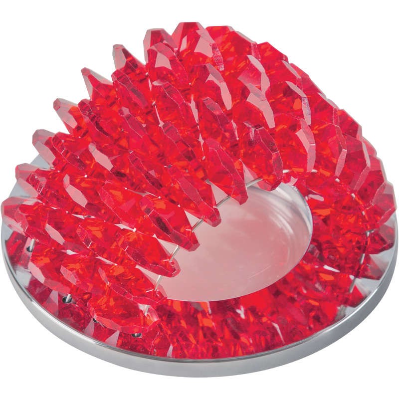 Светильник DLS-P110 "Peonia" GU5.3 CHROME/RED Fametto 10731 Светильник DLS-P110 "Peonia" GU5.3 CHROME/RED Fametto 10731
