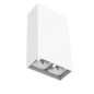 Светильник светодиодный DL-Box Reflect Multi 1х2 8Вт 4000К 80х40х150 накладной 36град. RAL9003 бел. муар VARTON V1-R0-00251-20L3