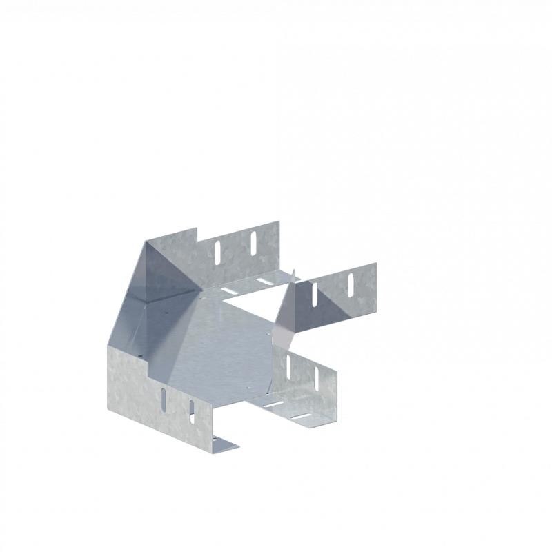 Лоток угловой горизонтальный 150х150 сталь 1.2мм ЛМс-90Г цУТ2.5 СОЭМИ Н0122310733