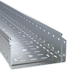 Лоток листовой перфорированный 100х400 L4000 1.0мм цинк-ламель DKC SPV40140ZL