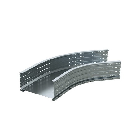 Угол для лотка горизонтальный 45град. 800х150 R660 гор. оцинк. DKC USC658HDZ