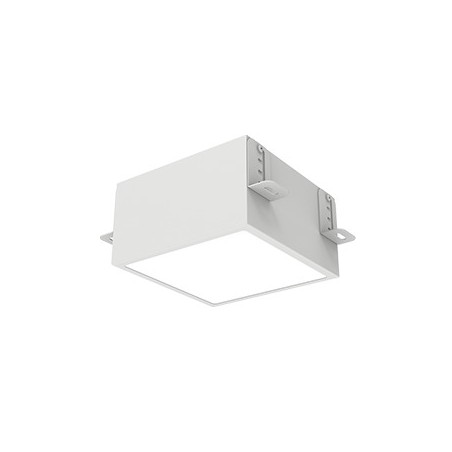 Светильник светодиодный DL-Grill для потолка Грильято 150х150 24Вт 3000К 140х140х100 IP40 встраив. RAL9003 бел. муар VARTON V1-R