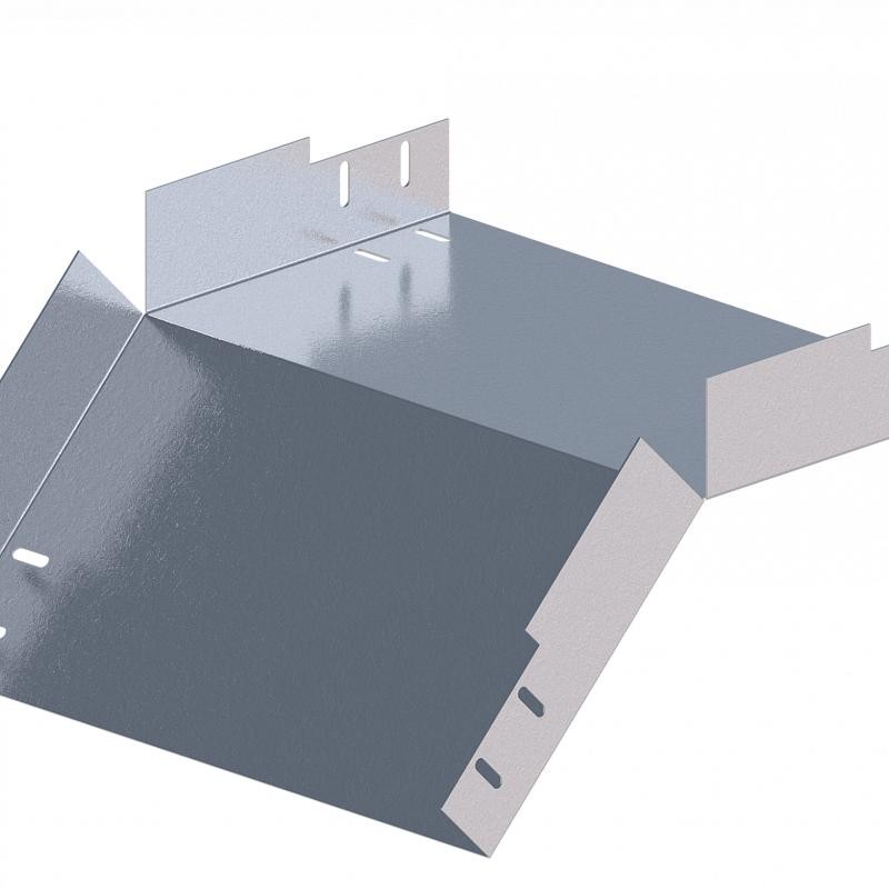 Лоток монтажный угловой 45град. вниз 600х150 сталь 1мм ЛУ45Н.600.150.408.1.1 СОЭМИ Н0121360728