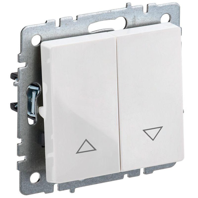 Выключатель жалюзи СП BRITE ВС10-1-5-БрБ 10А механизм бел. IEK BR-V15-0-10-K01 Выключатель жалюзи СП BRITE ВС10-1-5-БрБ 10А механизм бел. IEK BR-V15-0-10-K01